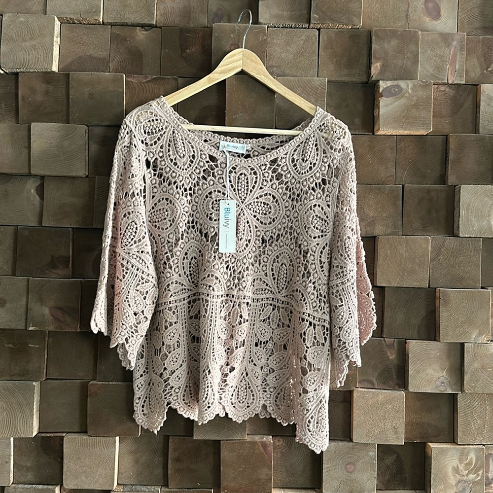 Bluivy crocheted sweater